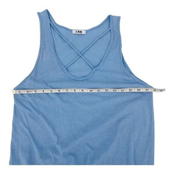LNA Cross Strap Tank Dress in Blue Women’s Size S - Picture 5 of 12